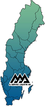 Sverigekarta över våra transportlösningar
